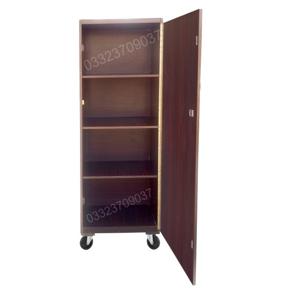 D2 wooden 6x2 feet Single door cupboard , wardrobe Almari cabinet safe - Image 3