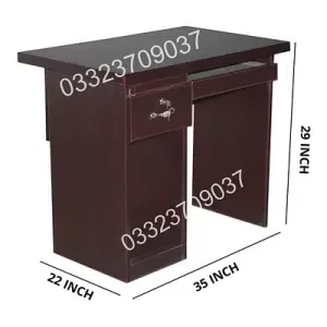 30x20 inch Wooden computer table for home and office use