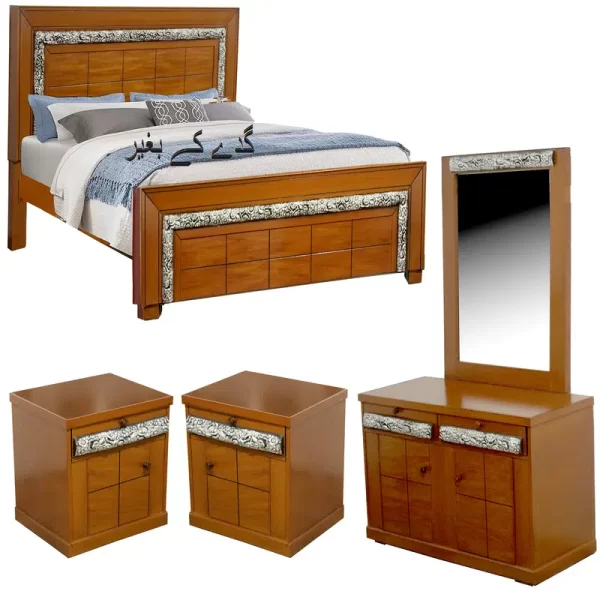 Double Bed & amp Dressing Set with High-quality Polish