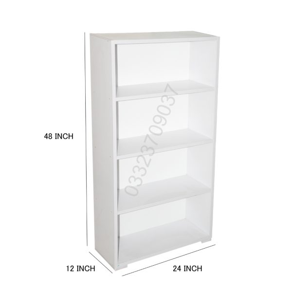 4x2 shoe rack storeg rack open Lamination Wooden sheet White