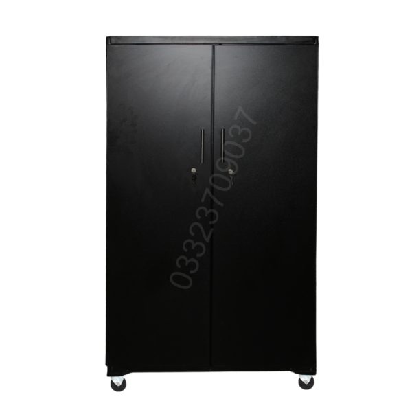 D2 5x2 Wooden Shelfs cupboard cabinet wardrobe almari black - Image 2