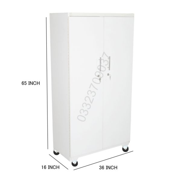 D2 5x2 Wooden Shelfs cupboard cabinet wardrobe almari white