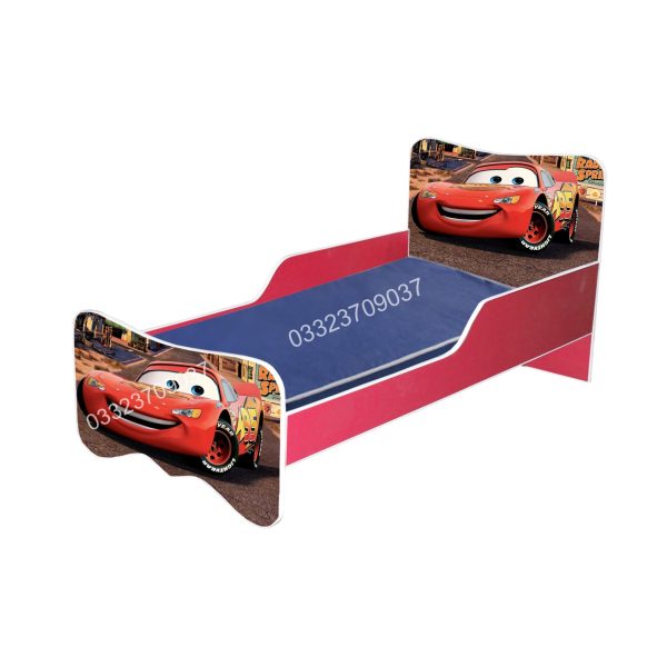 6x3 feet Wooden Car Sticker Kids Bed