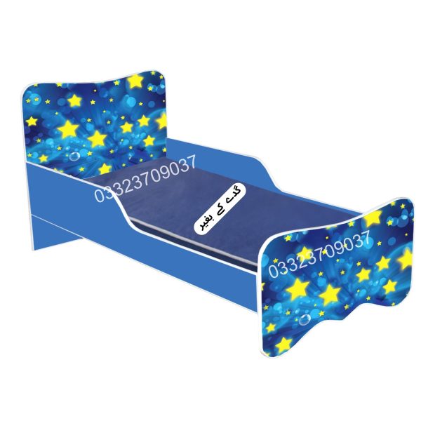 6x3 feet Wooden stars sky Sticker Kids Bed