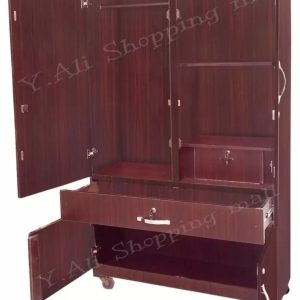 D2 Wooden 6x4 Feet Center Drawer Cupboard Wardrobe alamri