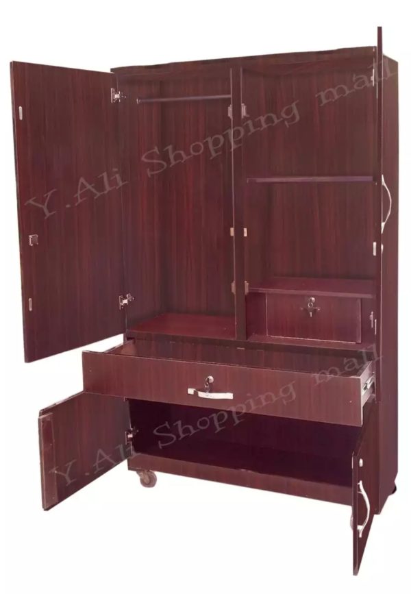 D2 Fixed Price 6x4 Feet Center Drawer 4 door Cupboard ( wardrobe safe) - Image 2