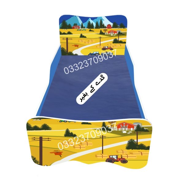 6x3 feet Wooden desert life Sticker Kids Bed - Image 3