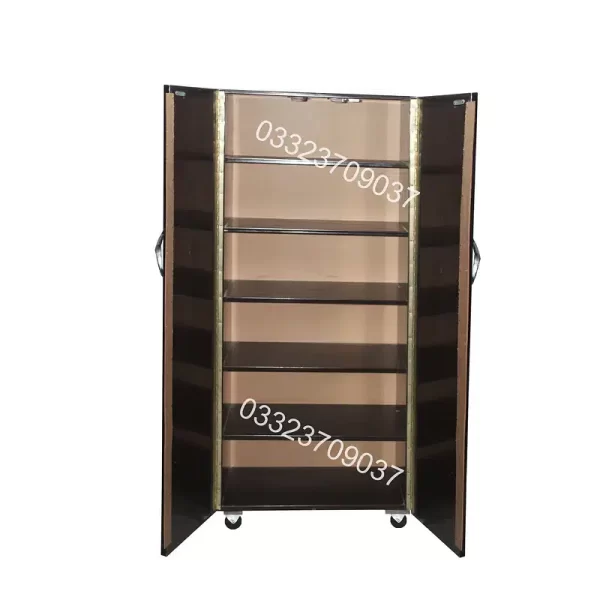 5x2 feet Two door Wooden cuboard cabinet almari & shoe rack - Image 3