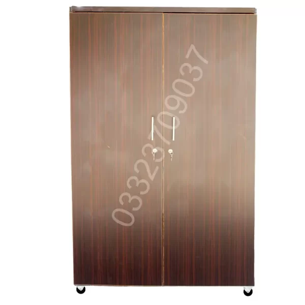 4 drawer 6x4 feet wooden cupboard alamari wardrobe safe cabinet - Image 4