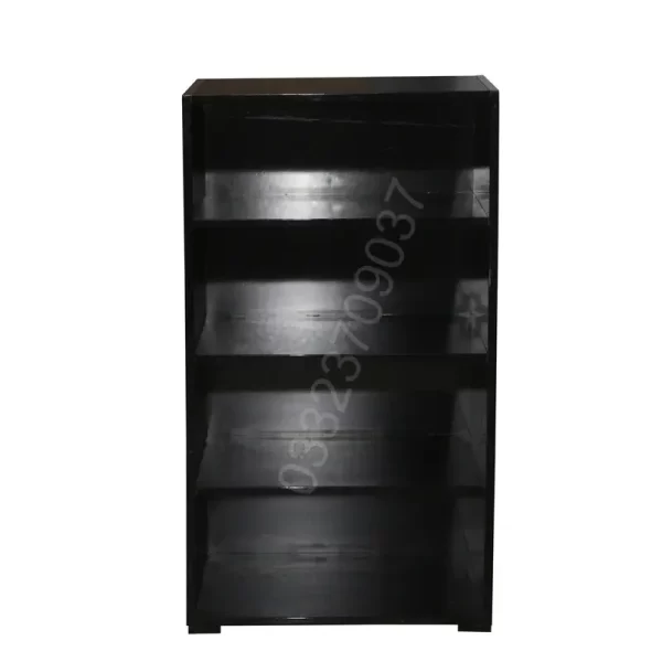 Shoe rack storeg rack open Lamination Wooden sheet black - Image 2