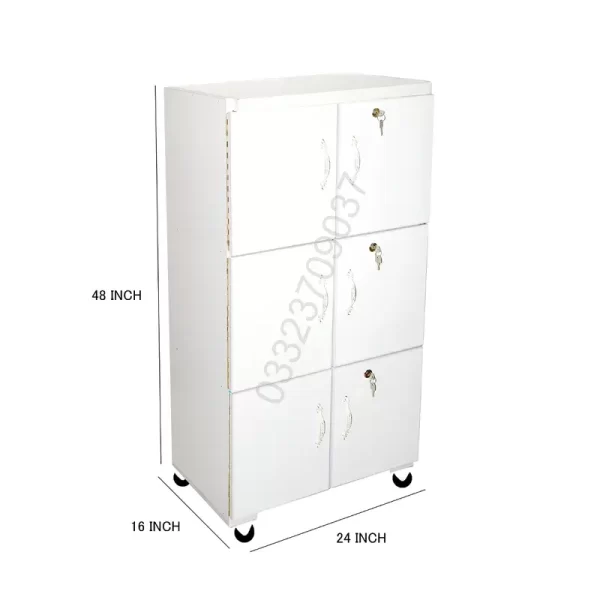 Kitchen cabinet wardrobe cupboard six doors