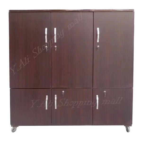 6x6 feet Wooden cupboard Folding , furniture wardrobe almari cabinet - Image 5