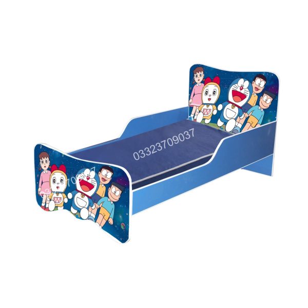 6x3 feet Wooden Doraemon Sticker Kids Bed