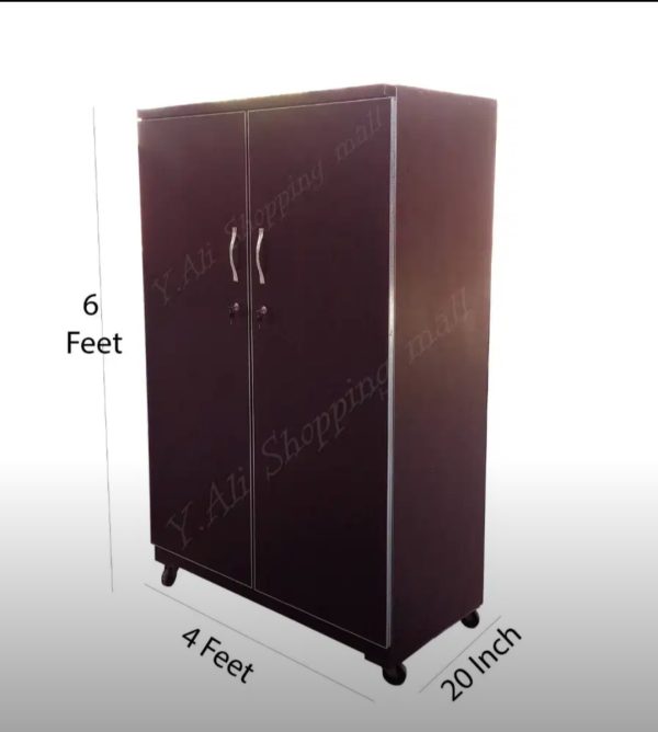 Fixed price 6x4 feet 16 in depth wooden sheet cupboard wardrobe