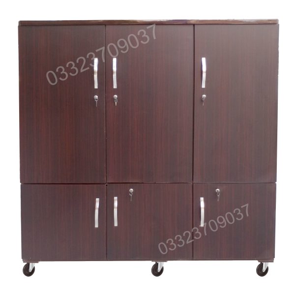 6x6 Feet 20" Depth Wooden Large Cupboard Wardrobe almari cabinet safe - Image 2