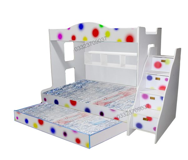 Hight Quality Blue Wooden Bunker Bed For Kids