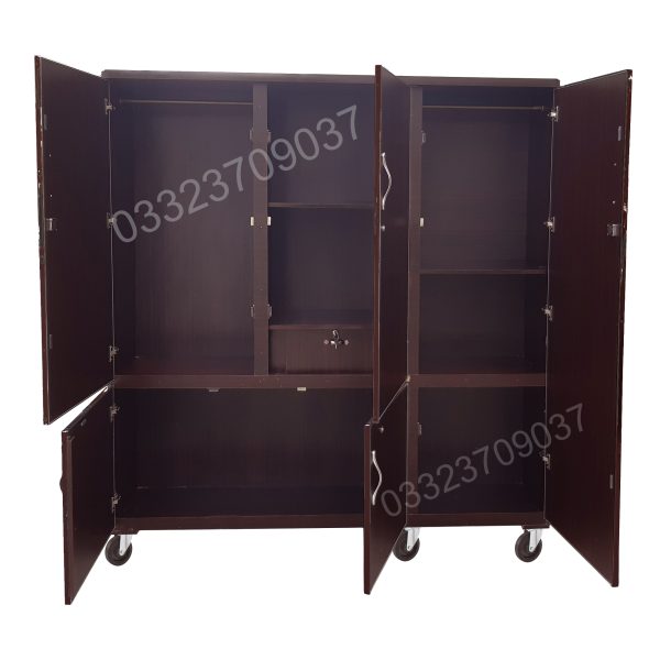 D2 Wooden 6x6 feet fixed Almari cupboard wardrobe cabinet - Image 2