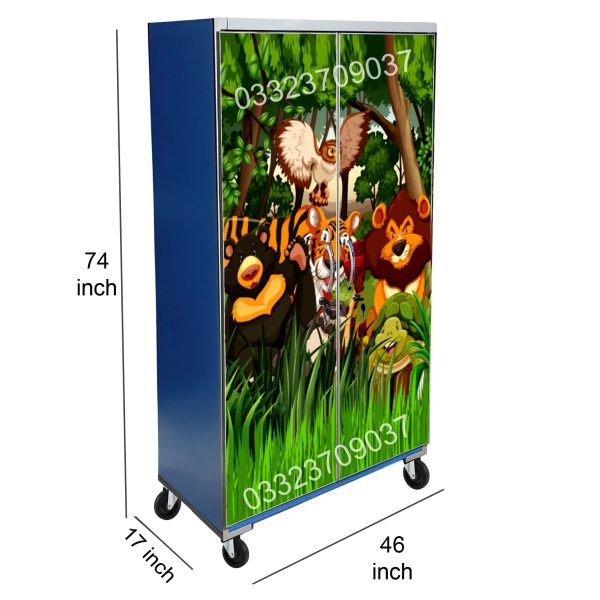 6x4  feet jungle animals Theme cupboards for kids